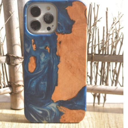 Wood resin phone case – Stylish protection with unique grain | iPhone compatible