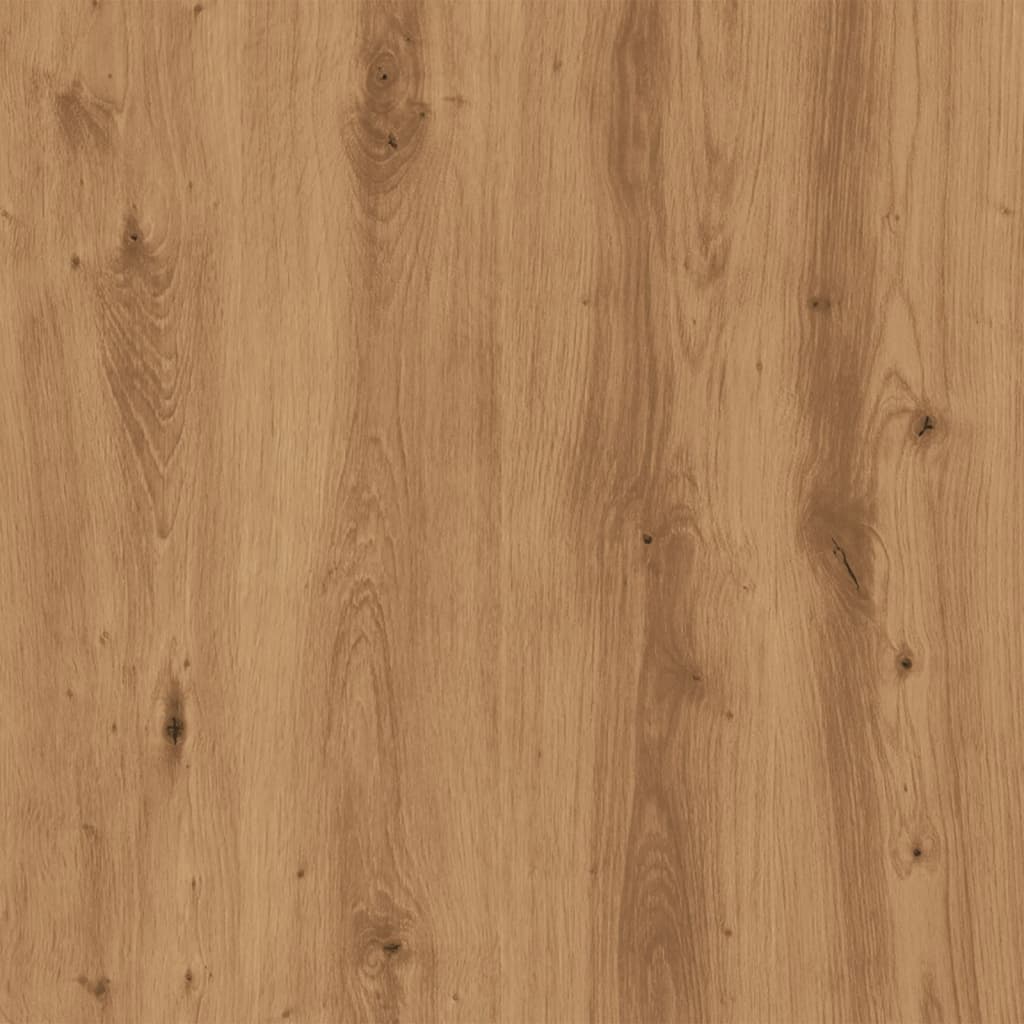 Desk 80×40×75 cm – Handcrafted from engineered wood in Artisan Oak | Compact table with 2 drawers