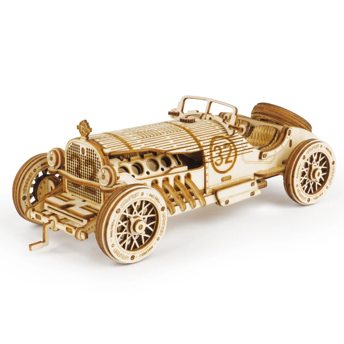 Robotime ROKR 3D Holzpuzzle Fahrzeuge – Dampfzug, Jeep, Truck & Rennwagen zum Selbstbauen