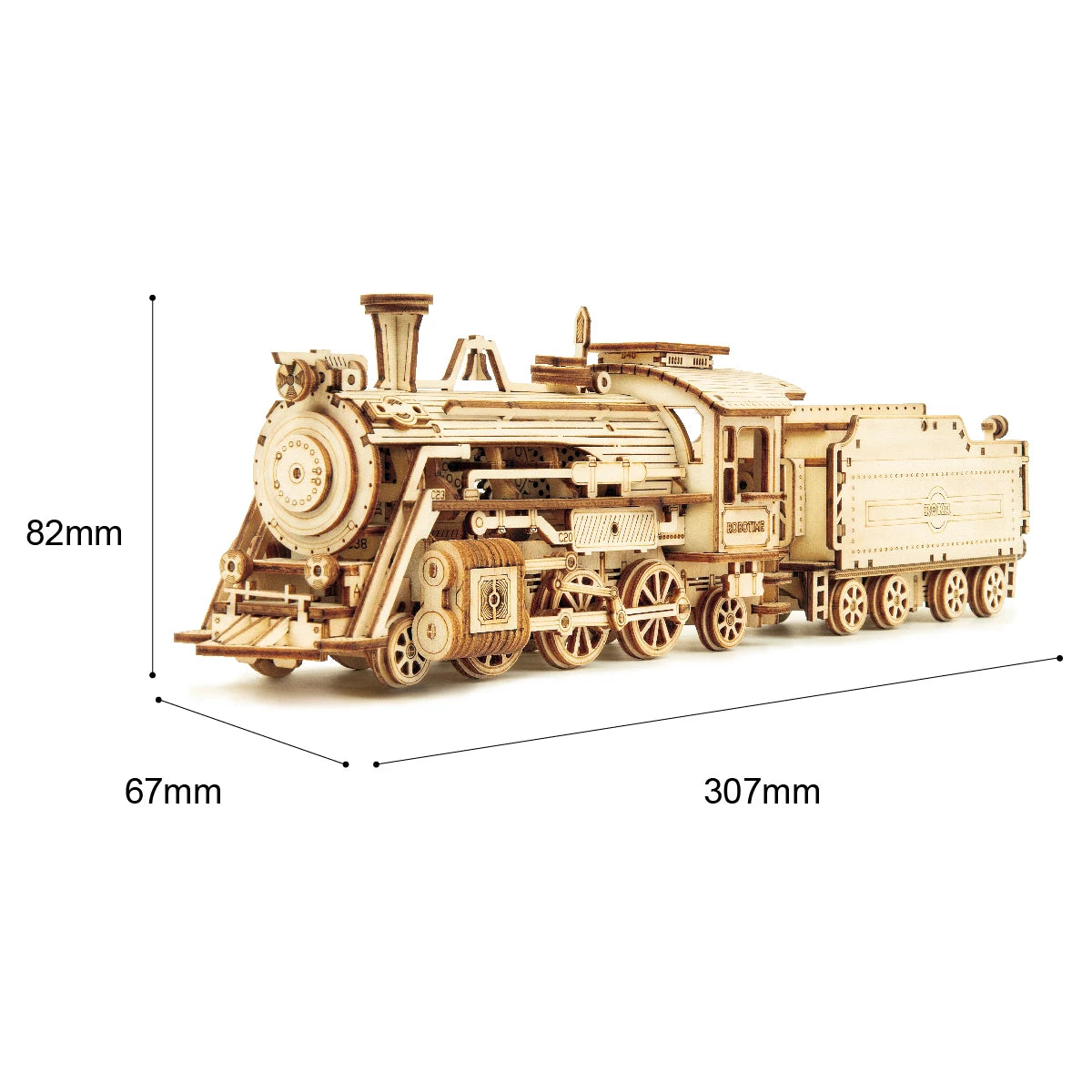 Robotime ROKR 3D Holzpuzzle Fahrzeuge – Dampfzug, Jeep, Truck & Rennwagen zum Selbstbauen
