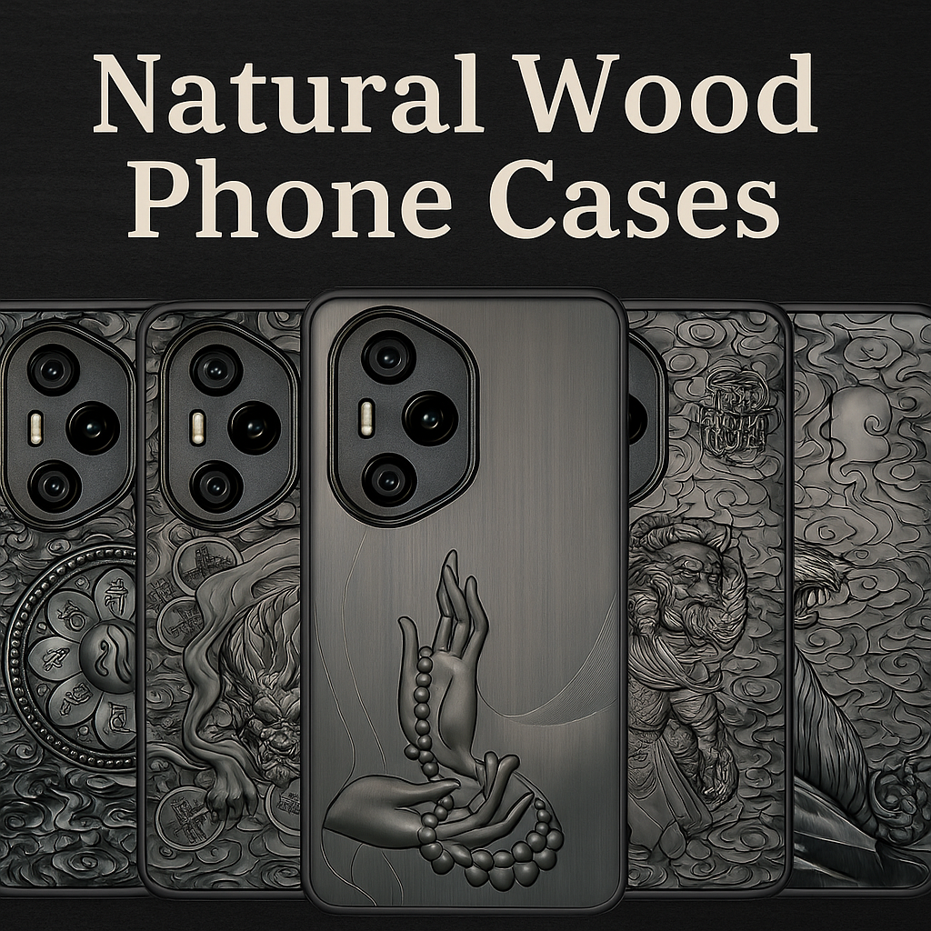 Coque en bois de santal pour Honor 90/100/200/300 (Pro)