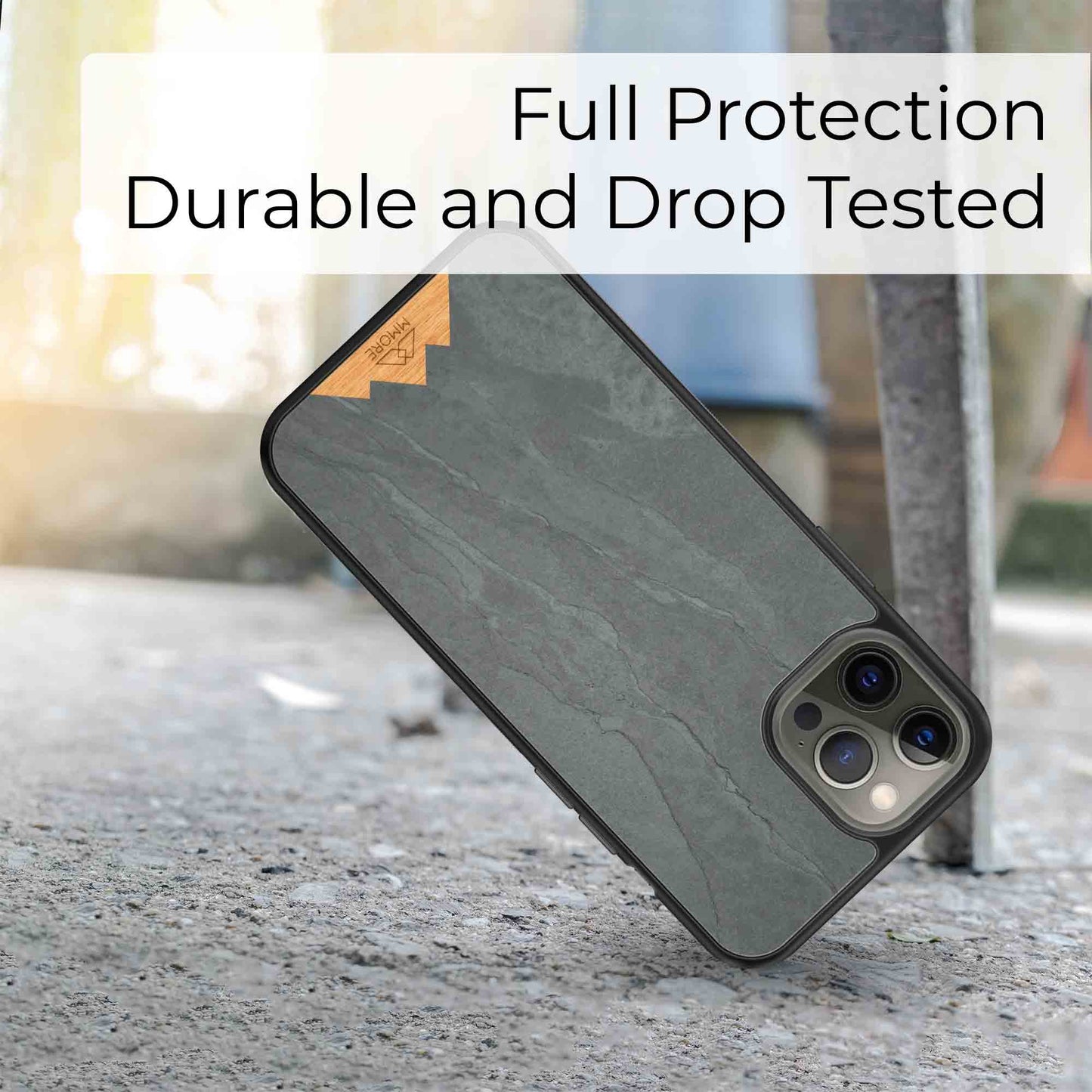 Stone phone case – real stone from the mountains, handmade & sustainable