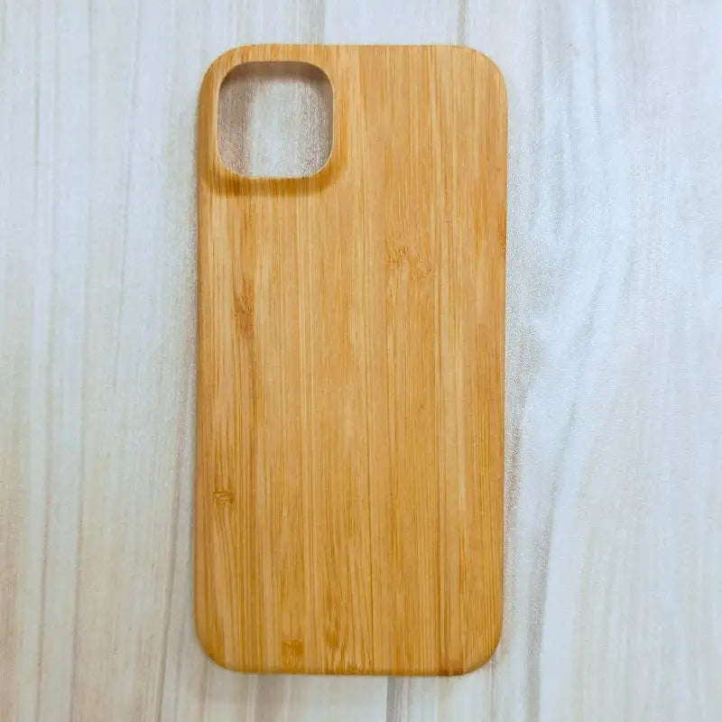 Coque en bois véritable pour iPhone 13–15 Pro Max
