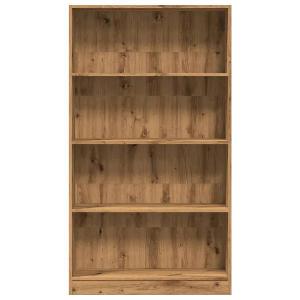 Bücherregal 80×24×143 cm – Handgefertigt aus Holzwerkstoff in Artisan Eiche