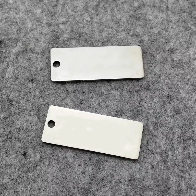 Porte-clés personnalisé en acier inoxydable – gravure avec nom, numéro de téléphone ou logo