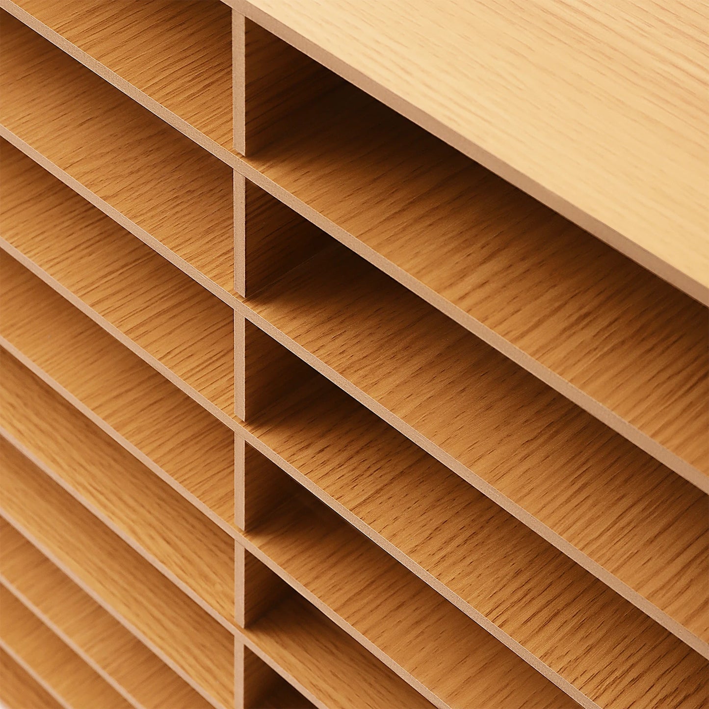 Dokumentenablage Holz 18 Fächer Aktenorganizer A4 Schreibtischregal Aktenregal für Büro und Home Office