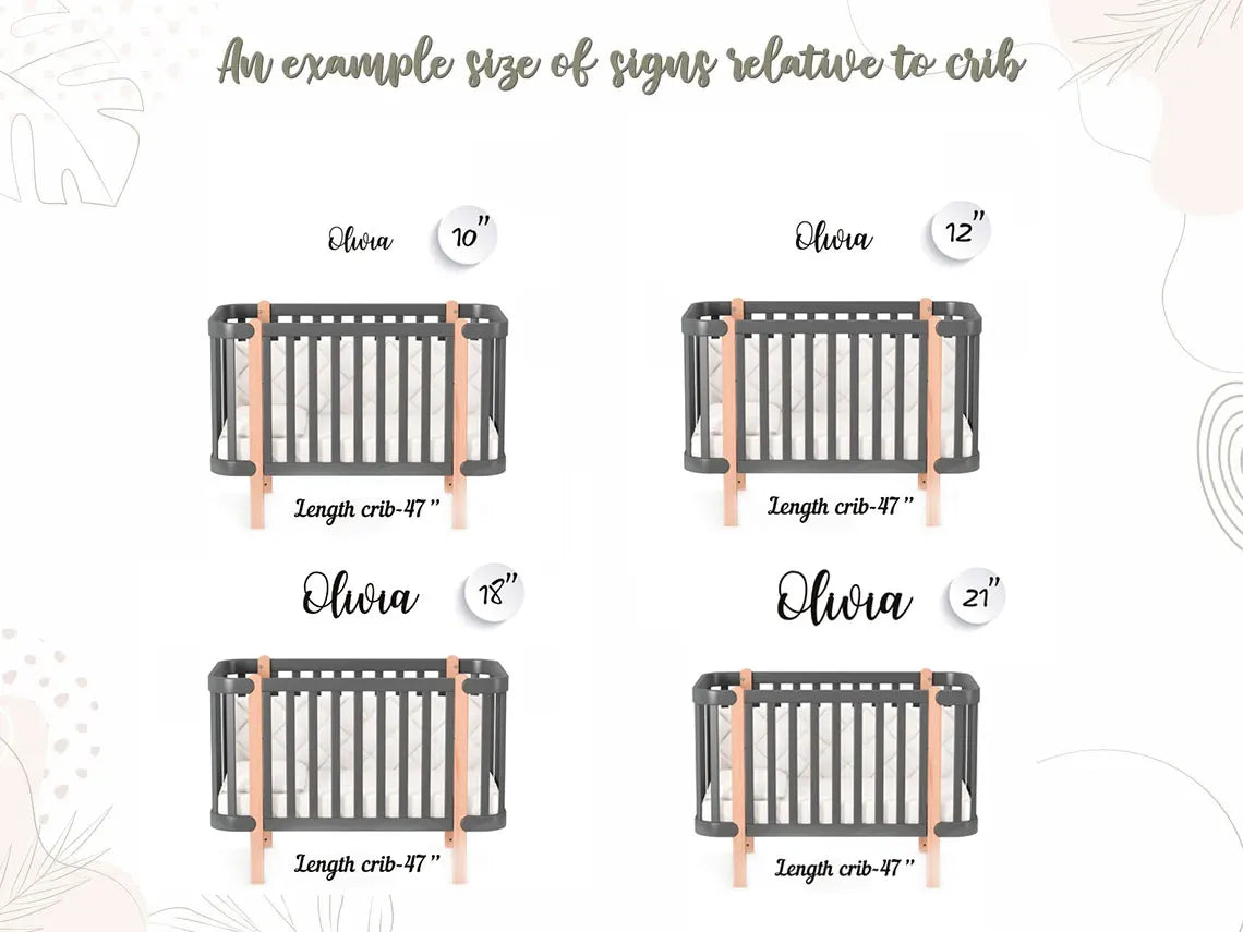 Personalized wooden lettering – 45 cm – name plate for baby room, wedding or gift – wall decoration