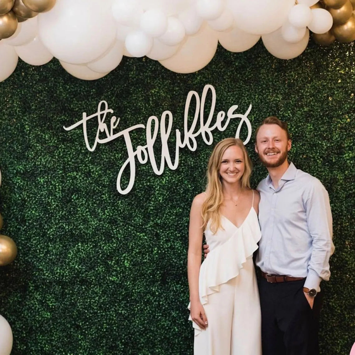 Personalized wooden lettering – 45 cm – name plate for baby room, wedding or gift – wall decoration