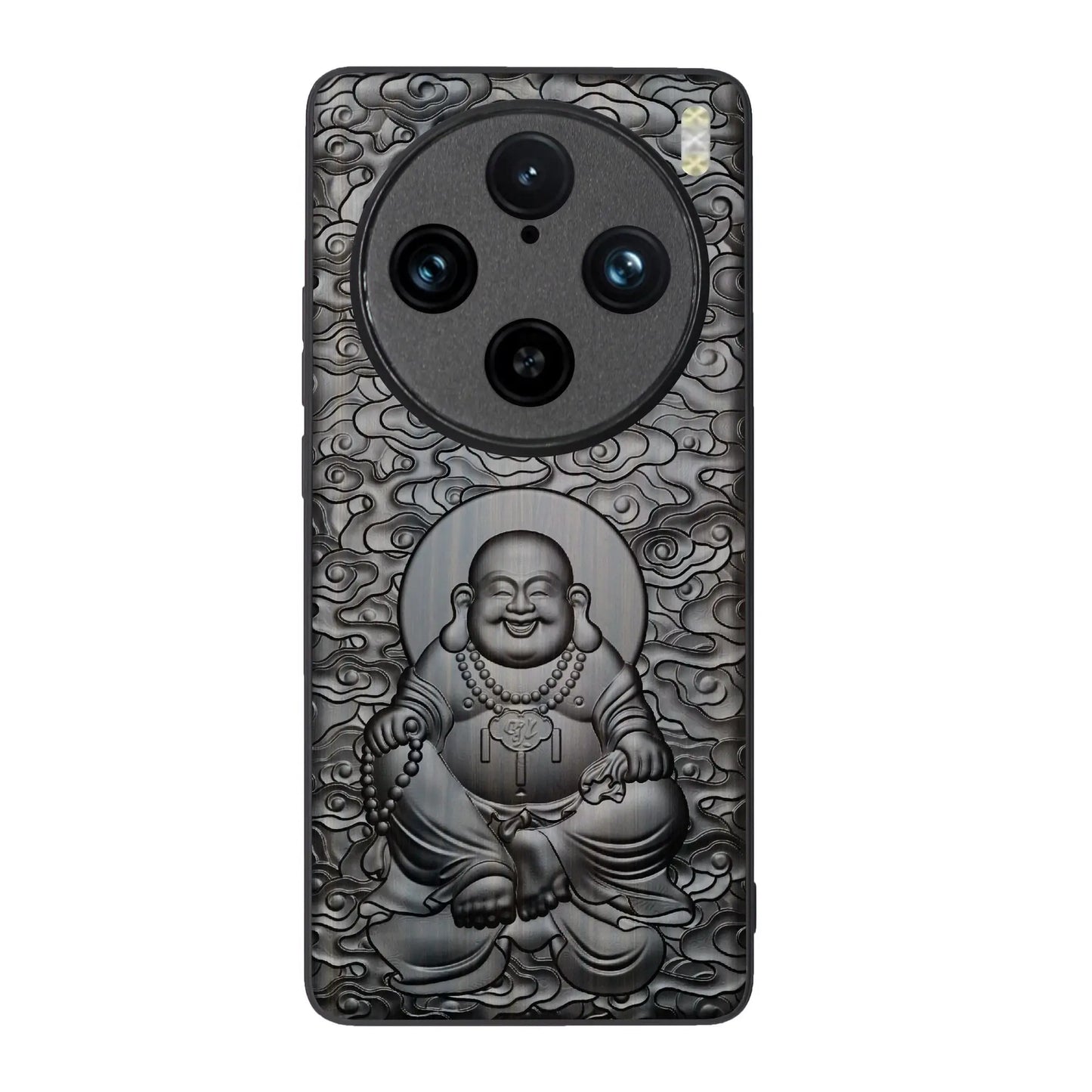 The Laughing Buddha – Lucky Sandalwood Case for Vivo X100 & X200