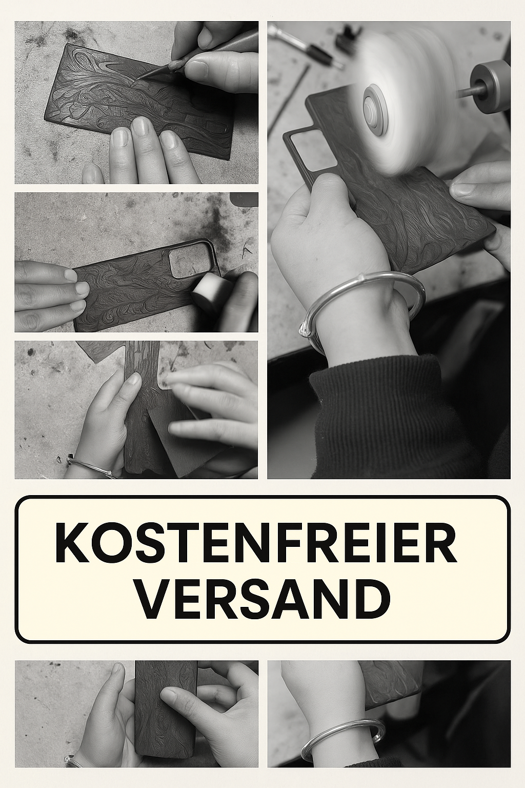 Wohlstandsdrache – Sandelholz-Hülle für Xiaomi (13–15 Pro/Ultra)