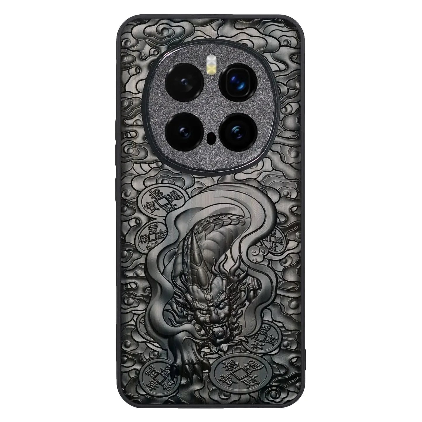 The Fortune Dragon – Sandalwood Case for Honor Magic 5-7 (Pro)