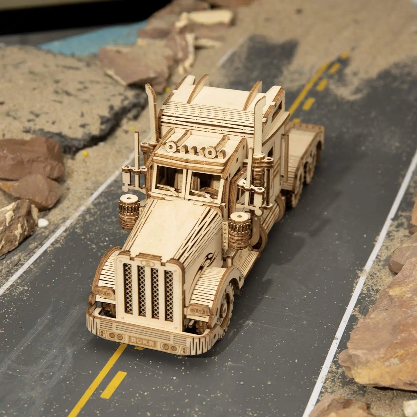 Robotime ROKR 3D Holzpuzzle Fahrzeuge – Dampfzug, Jeep, Truck & Rennwagen zum Selbstbauen