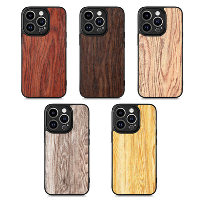 Wood-look phone case with fine grain – shockproof &amp; stylish for iPhone