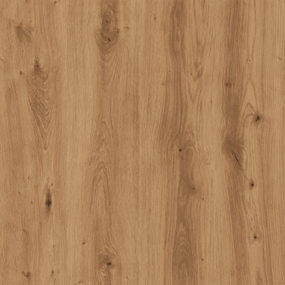 Desk 80×40×75 cm – Handcrafted from engineered wood in Artisan Oak | Compact table with 2 drawers