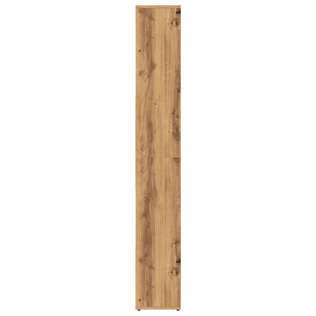Bücherregal 67×24×161 cm – Handgefertigt aus Holzwerkstoff in Artisan Eiche | Flexibel aufstellbar