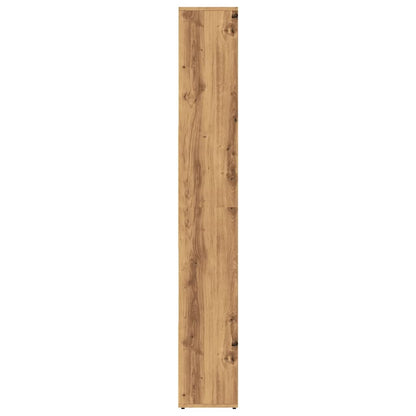 Bücherregal 67×24×161 cm – Handgefertigt aus Holzwerkstoff in Artisan Eiche | Flexibel aufstellbar