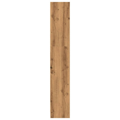 Bücherregal 80×24×143 cm – Handgefertigt aus Holzwerkstoff in Artisan Eiche