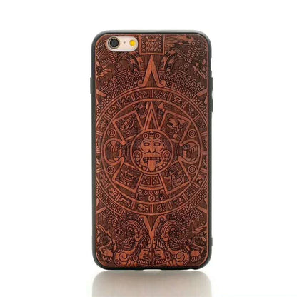Engraved wooden phone case Huawei P30 – real wood with choice of motif