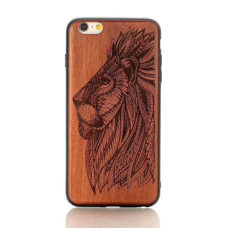 Engraved wooden phone case Huawei P30 Pro – real wood with choice of motif