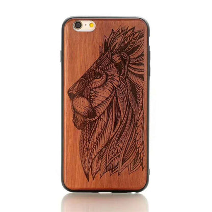 Engraved wooden phone case Huawei P30 Pro – real wood with choice of motif