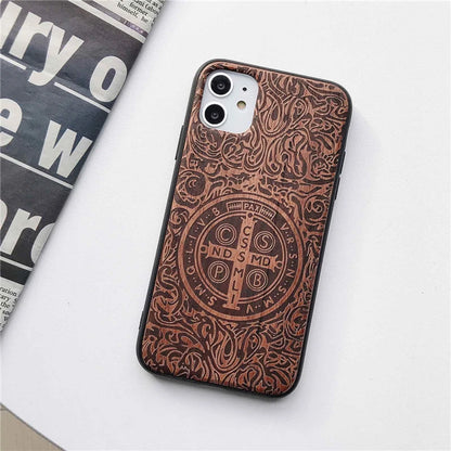 Engraved wooden phone case Huawei P30 – real wood with choice of motif