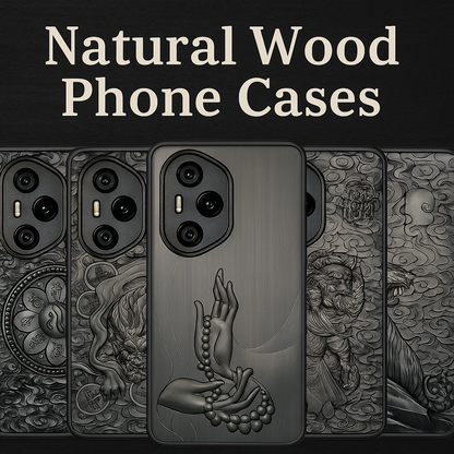 Coque en bois de santal pour Honor 90/100/200/300 (Pro)