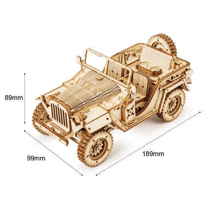 Robotime ROKR 3D Holzpuzzle Fahrzeuge – Dampfzug, Jeep, Truck & Rennwagen zum Selbstbauen