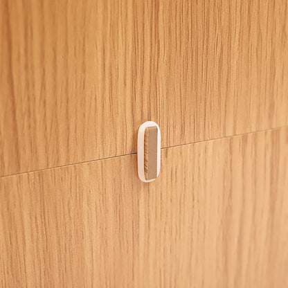 Dokumentenablage Holz 18 Fächer Aktenorganizer A4 Schreibtischregal Aktenregal für Büro und Home Office