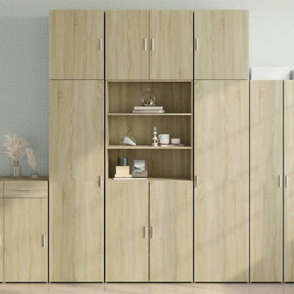 Tall cabinet Sonoma oak 80×42.5×249 cm – Plenty of storage space &amp; modern design