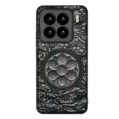Mandala – Sandelholz-Hülle für Xiaomi 13–15 (Pro/Ultra)