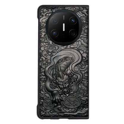 Luxury Sandalwood Phone Case for Huawei Mate X3 / X5 / X6