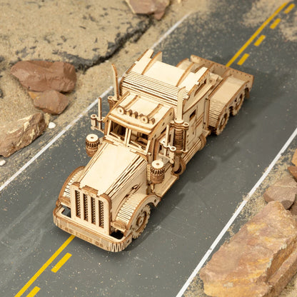 Robotime ROKR Classic Car & Vehicle Serie – 3D Holzpuzzle im Maßstab 1:15 für Kinder & Erwachsene