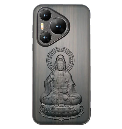 Coque en bois de santal pour Huawei Pura 70 / Pro / Pro Plus / Ultra