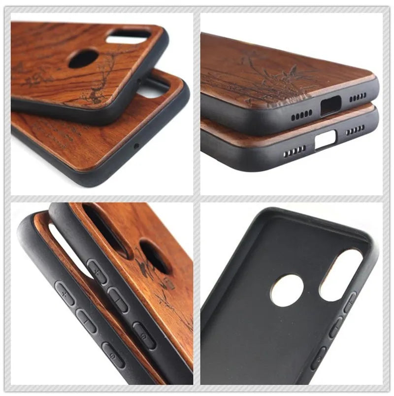 Engraved wooden phone case for Xiaomi Mi models – Engraved motifs