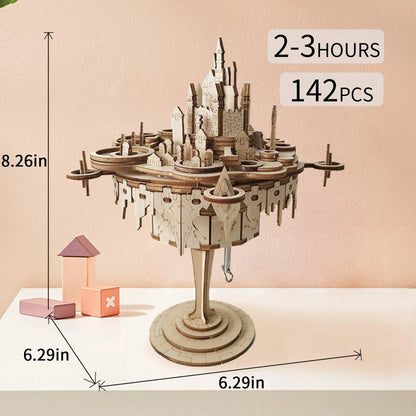 3D wooden puzzle music box “You Are My Sunshine” – DIY castle construction kit