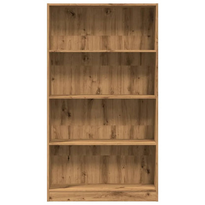 Bücherregal 80×24×143 cm – Handgefertigt aus Holzwerkstoff in Artisan Eiche
