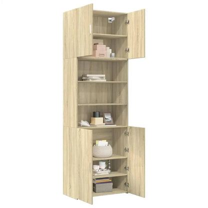 Tall cabinet Sonoma oak 80×42.5×249 cm – Plenty of storage space &amp; modern design