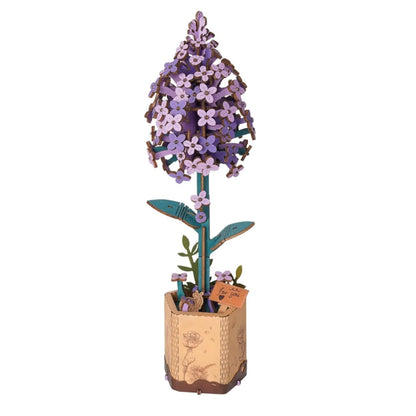 Robotime Rolife 3D Holzblumen – DIY Holzpuzzle Blumenstrauß | Ewige Blüten als Geschenk zum Muttertag, Geburtstag & Deko
