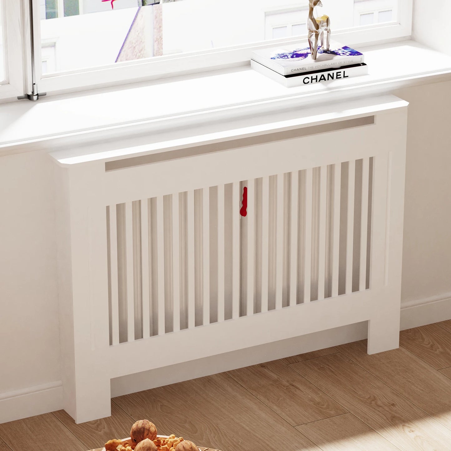 Cache radiateur blanc – Meuble MDF en S/M/L/XL | Moderne et individuel