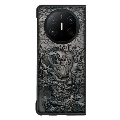 Luxury Sandalwood Phone Case for Huawei Mate X3 / X5 / X6