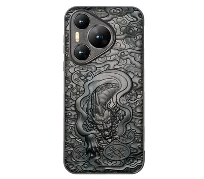 Coque en bois de santal pour Huawei Pura 70 / Pro / Pro Plus / Ultra