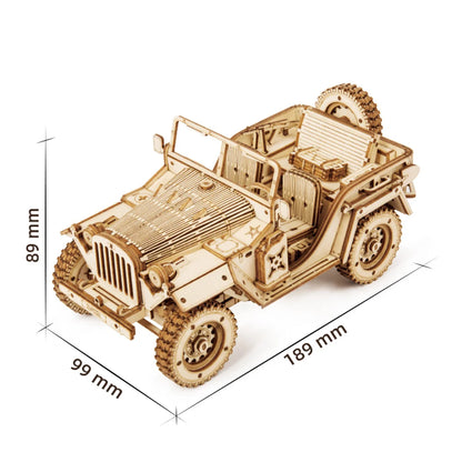 Robotime ROKR Classic Car & Vehicle Serie – 3D Holzpuzzle im Maßstab 1:15 für Kinder & Erwachsene