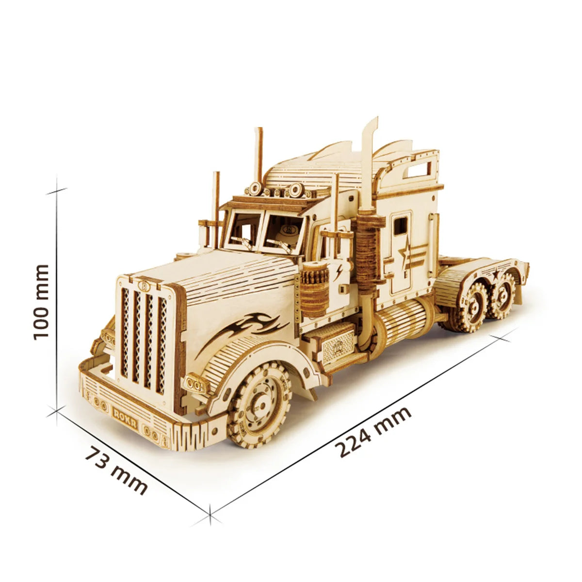 Robotime ROKR Classic Car & Vehicle Serie – 3D Holzpuzzle im Maßstab 1:15 für Kinder & Erwachsene