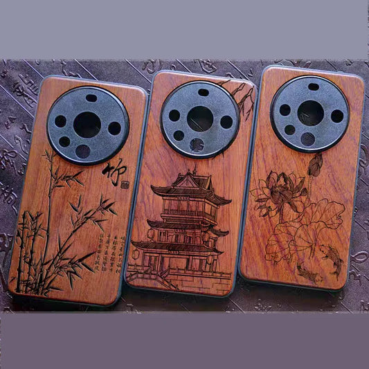 Gravierte Holz Handyhülle für Honor Magic 6 (Pro) – Gravierte Motive