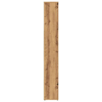 Bücherregal 67×24×161 cm – Handgefertigt aus Holzwerkstoff in Artisan Eiche | Flexibel aufstellbar
