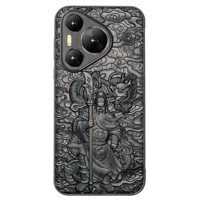 Coque en bois de santal pour Huawei Pura 70 / Pro / Pro Plus / Ultra