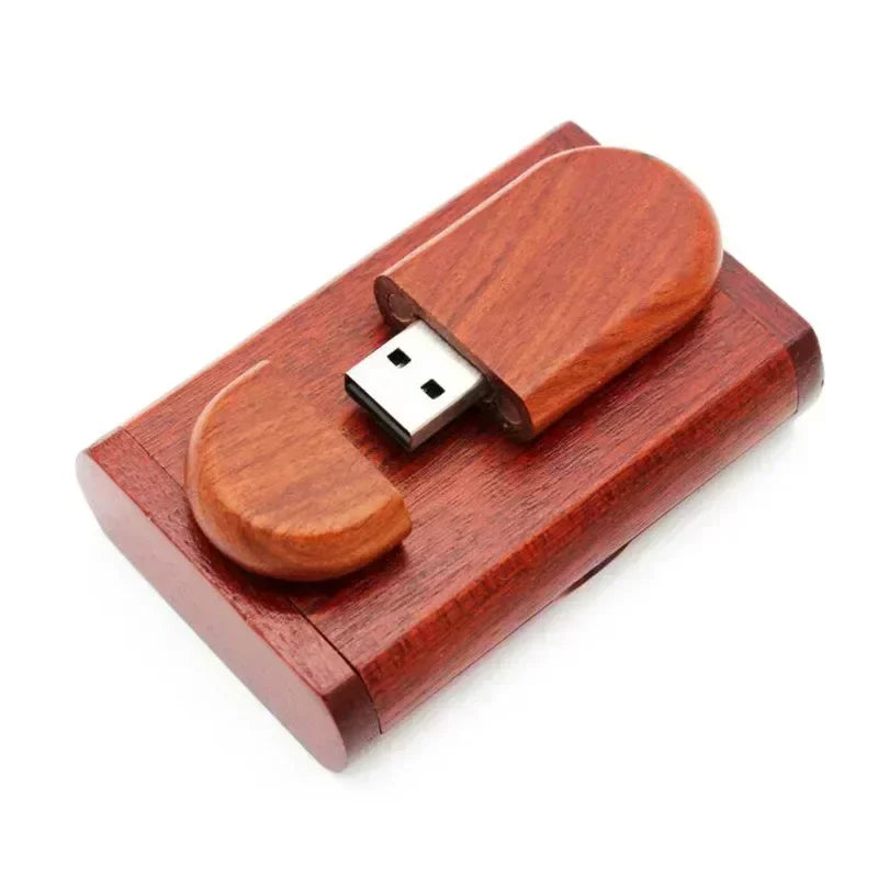 USB-Stick Holz 4–128GB – Gravur möglich, Geschenk, Bambus, Walnuss, Ahorn