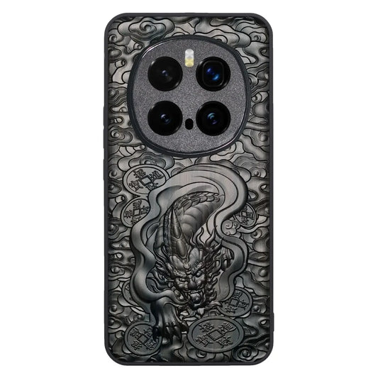 The Fortune Dragon – Étui en bois de santal pour Honor Magic 5-7 (Pro)