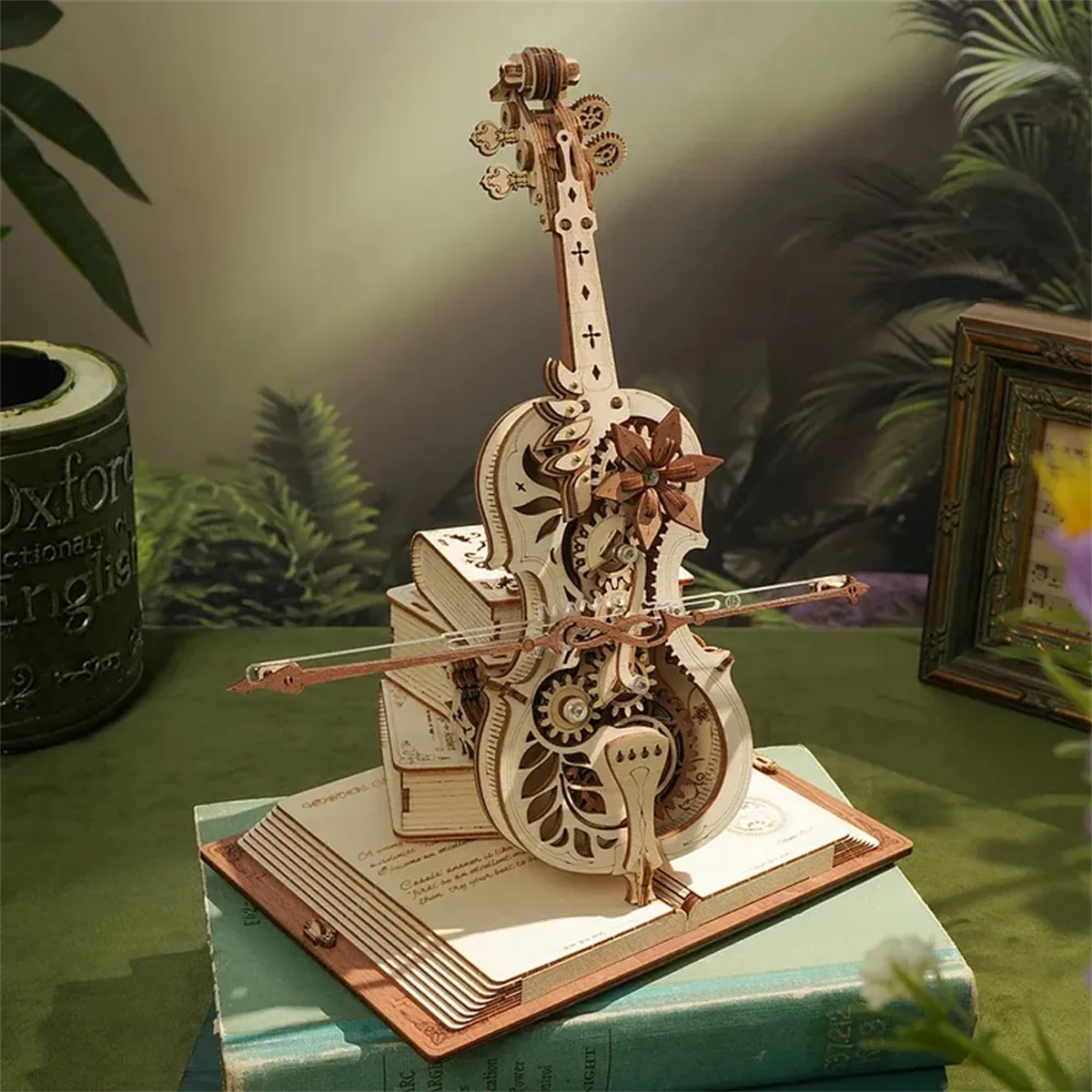 Robotime ROKR Spieluhr Holzpuzzle – Magic Piano & Magic Cello 3D Modellbausatz zum Basteln & Verschenken