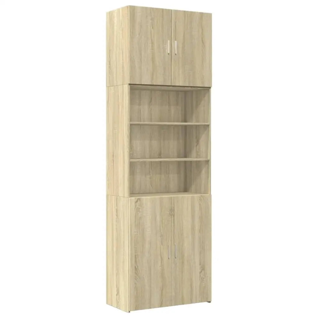 Tall cabinet Sonoma oak 80×42.5×249 cm – Plenty of storage space &amp; modern design